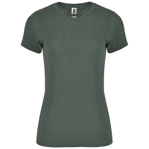 T-shirt personnalisé Femme coton / polyester Fox ROLY Heather Bottle Green